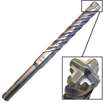Broca de martillo de metal duro sds-plus pro 4 premium