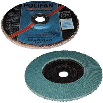 Disco de láminas lijadoras polifan z-forte pfc
