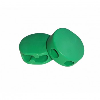 Precintos de plástico verde para precintar (500 unidades)