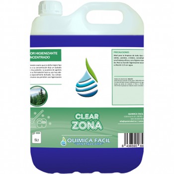 Limpiador higienizante concentrado clar zona (5 litros) ref. 209090