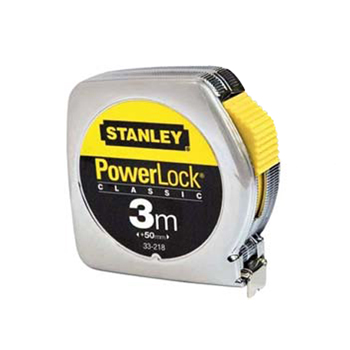 Flexómetro modelo powerlock con freno y hoja de 12,7 mm