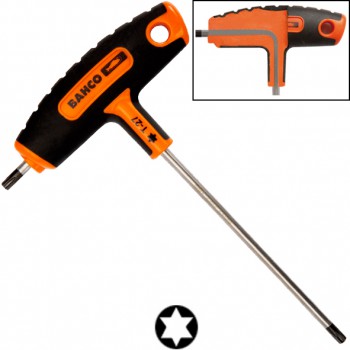 Destornillador torx® con agarre de mango en t ref. 901t
