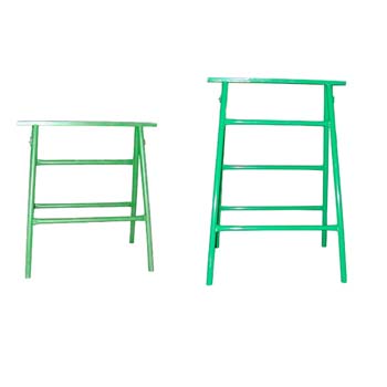 Caballete borriquete metálico plegable