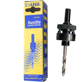 Husillo para coronas perforadoras esutil