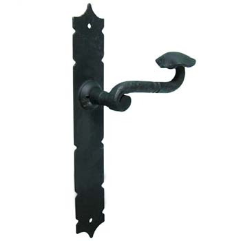 Manubrio forjado con muelle y forma de concha