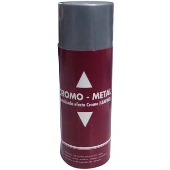 Spray metalizador efecto cromo