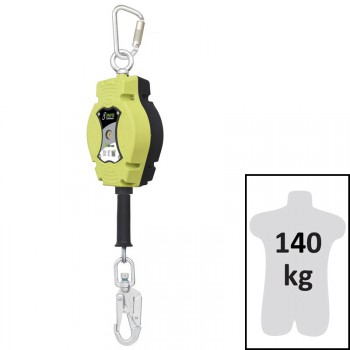 Cable, anticaída retráctil de 10 m, para uso vertical solamente mod. helixon ref. fa2040210b