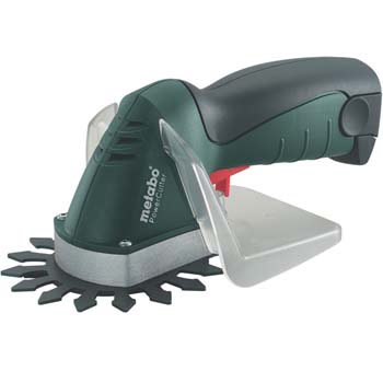 Podadora de uso universal con acumulador de 7,2 voltios metabo mod. powercutter li