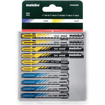 Juego de hojas de sierra de calar metabo ref. 23600