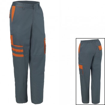 Pantalon bicolor multibosillos mod. 1148