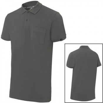Polo confort fit de manga corta mod. 3000 gris