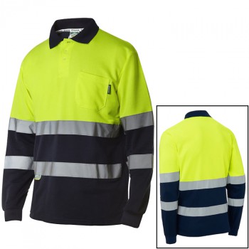 Polo alta visibilidad manga larga ref. 4754