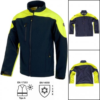 Chaqueta fluor workshell mod. s9510
