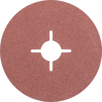 Disco abrasivo con soporte de fibra y mineral de corindón ref. fs 115-22 a 80