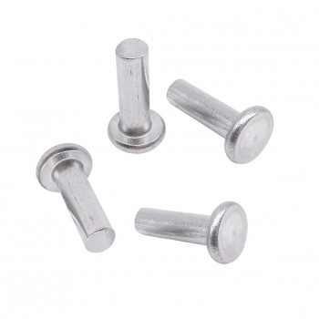 Remache de golpe de aluminio con cabeza plana