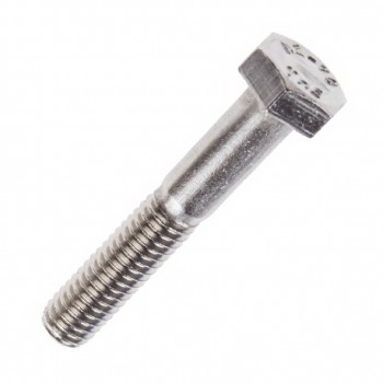 Tornillo din-931 de cabeza hexagonal, parcialmente roscado, de acero inoxidable a2 y rosca métrica