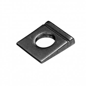 Arandela din-435 cuadrada 14% en cuna para perfiles 