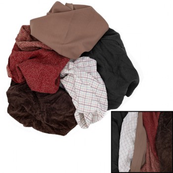 Paquete de 5 kg de trapos de color 1ª (50% algodón)