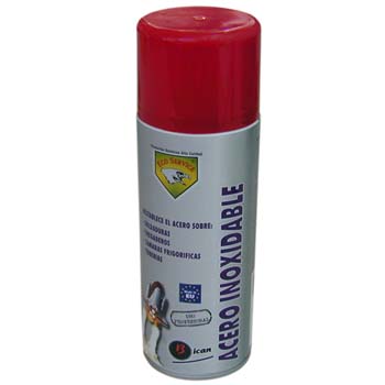 Spray acero inoxidable